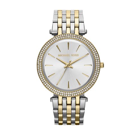 silver michael kors watch ladies